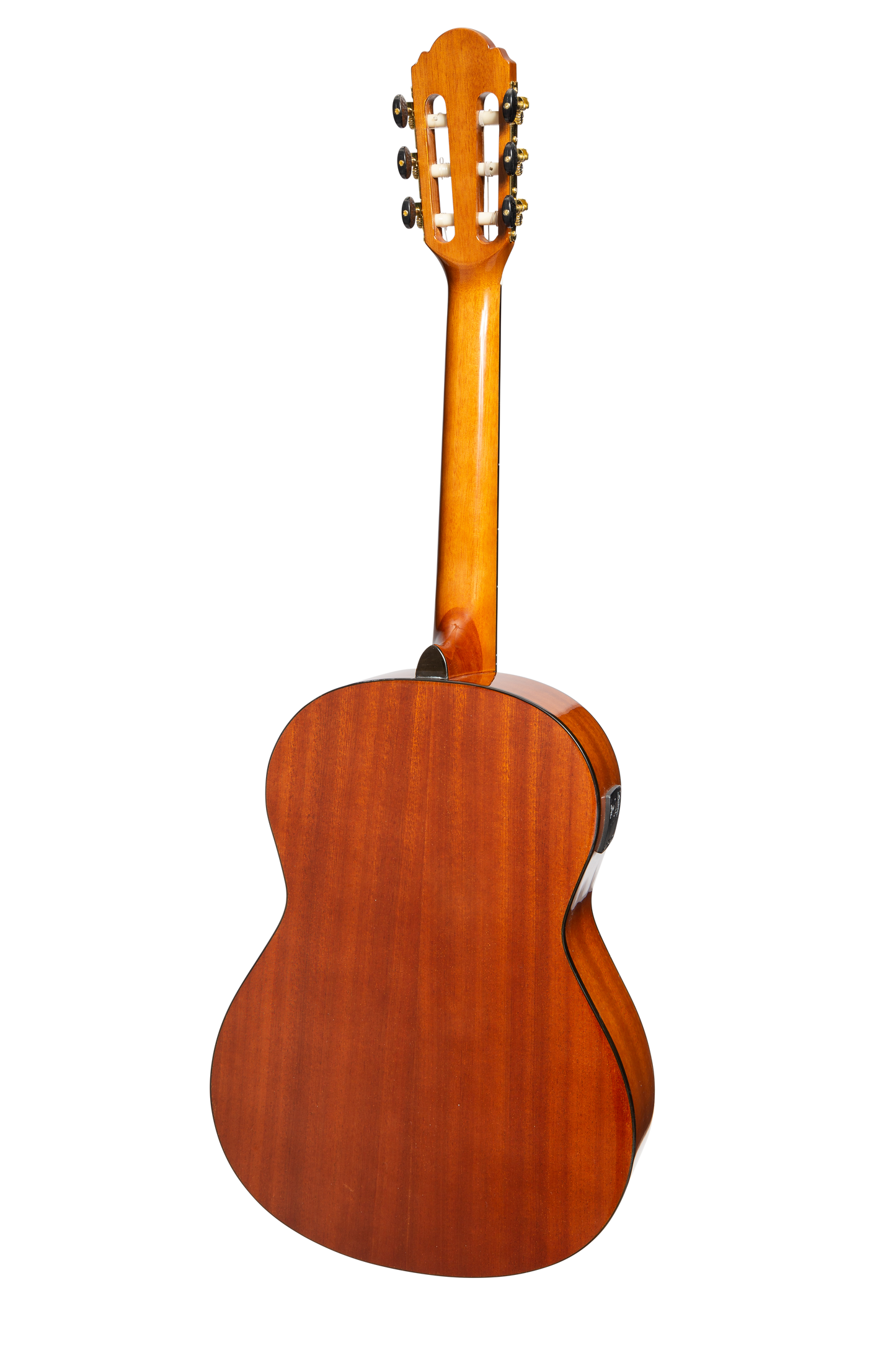 Martinez 'Slim Jim' G-Series 3/4 Size Classical Guitar with Built-in Tuner (Natural-Gloss)