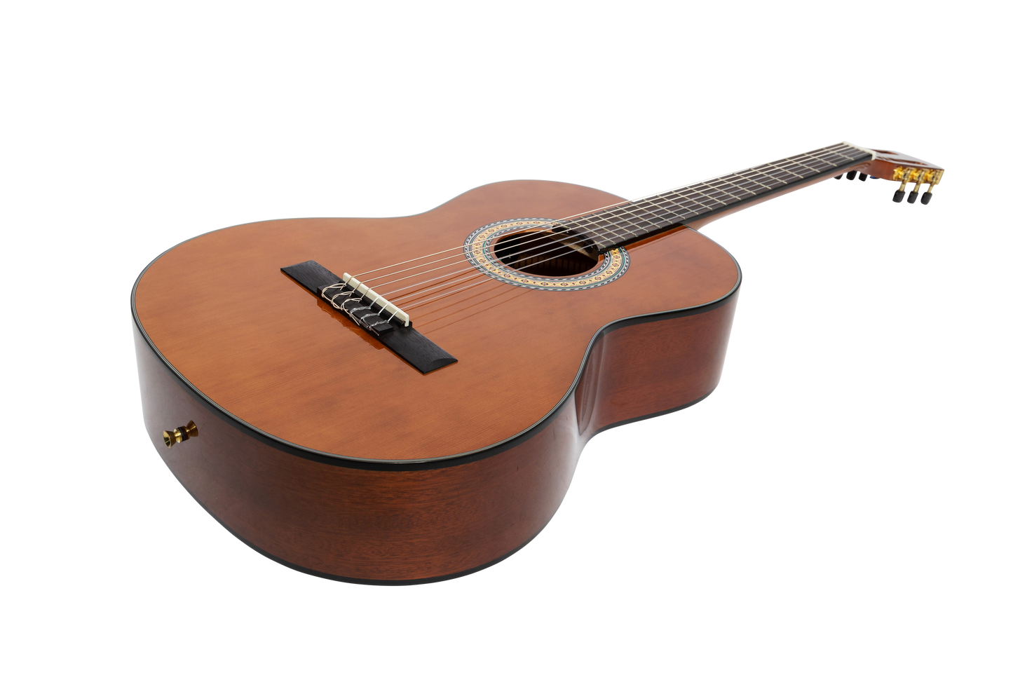 Martinez 'Slim Jim' G-Series Full Size Classical Guitar with Built-in Tuner (Natural-Gloss)