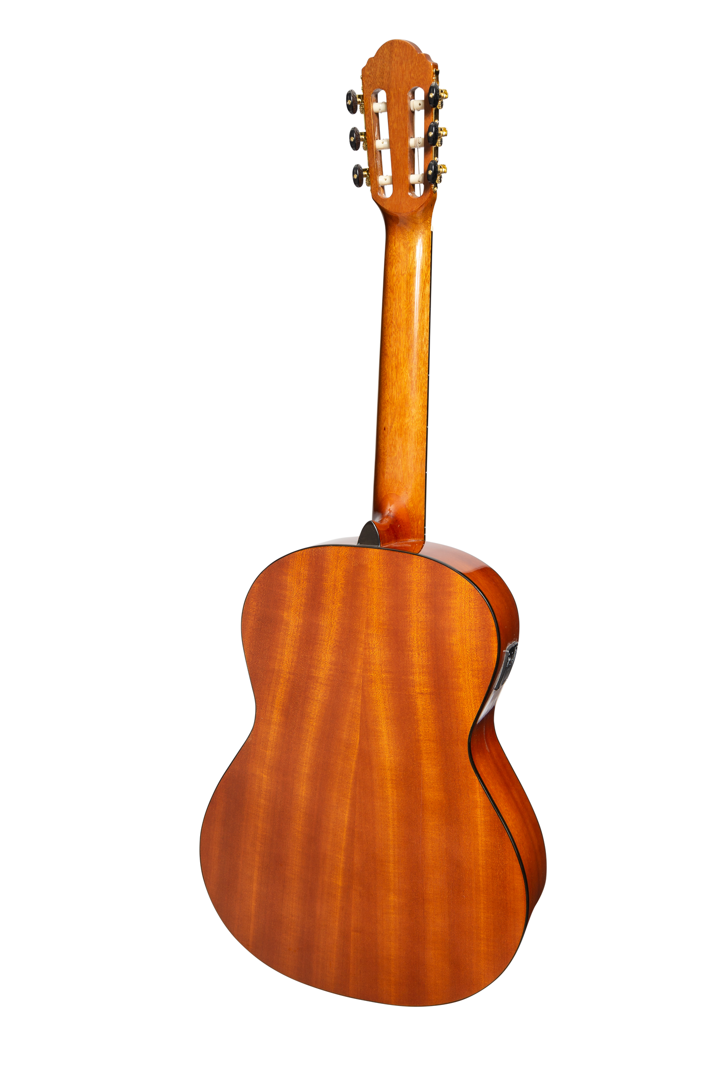 Martinez 'Slim Jim' G-Series Left Handed 3/4 Size Student Classical Guitar Pack with Built In Tuner (Natural-Gloss)
