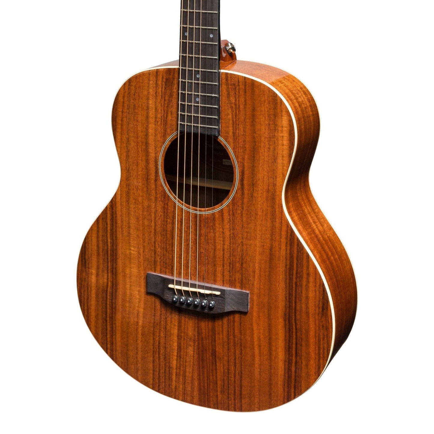 Martinez 'Southern Star Series' Koa Solid Top Acoustic-Electric TS-Mini Guitar (Natural Gloss)