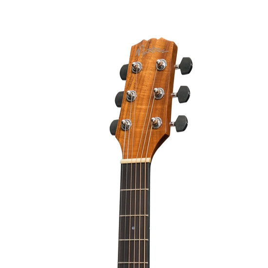 Load image into Gallery viewer, Martinez &amp;#39;Southern Star Series&amp;#39; Left Handed Koa Solid Top Acoustic-Electric Dreadnought Cutaway Guitar (Natural Gloss)
