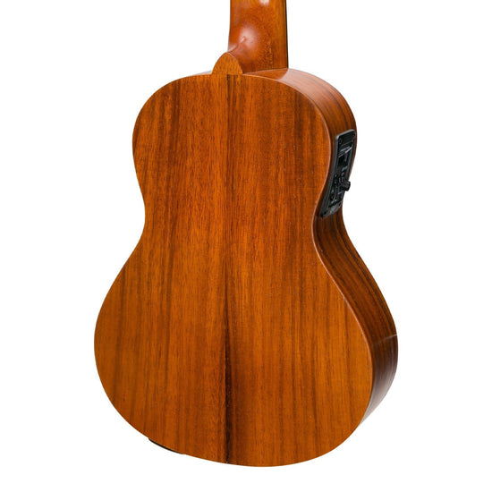 Mojo 'K20 Series' All Koa Electric Concert Ukulele with Built-in Tuner (Natural Satin)