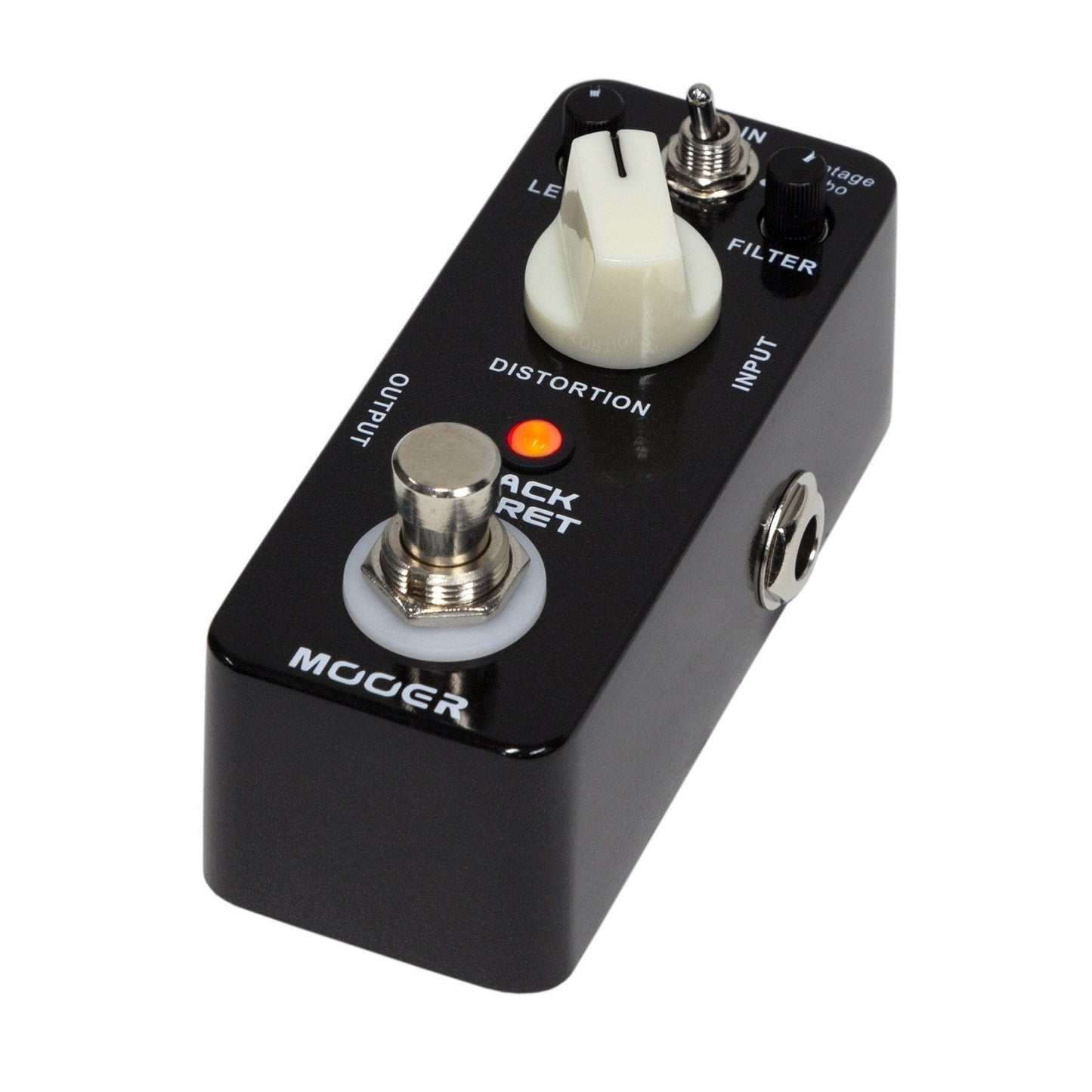 Mooer 'Black Secret' Vintage & Turbo Distortion Micro Guitar Effects Pedal