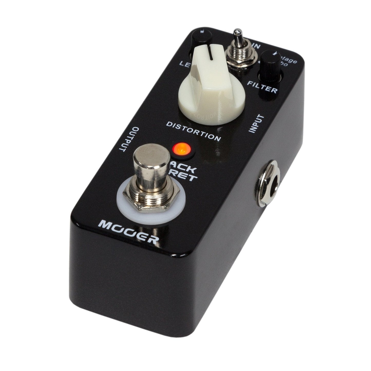 Load image into Gallery viewer, Mooer &amp;#39;Black Secret&amp;#39; Vintage &amp;amp; Turbo Distortion Micro Guitar Effects Pedal
