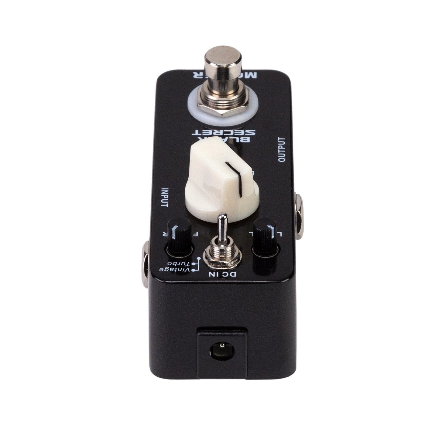 Mooer 'Black Secret' Vintage & Turbo Distortion Micro Guitar Effects Pedal