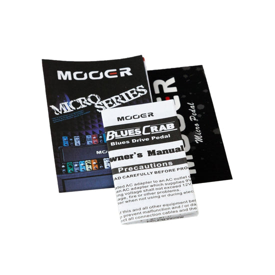Load image into Gallery viewer, Mooer &amp;#39;Blues Crab&amp;#39; Classic Blues Overdrive Micro Guitar Effects Pedal
