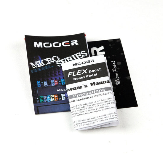 Mooer 'Flex Boost' Wide Range Boost Micro Guitar Effects Pedal