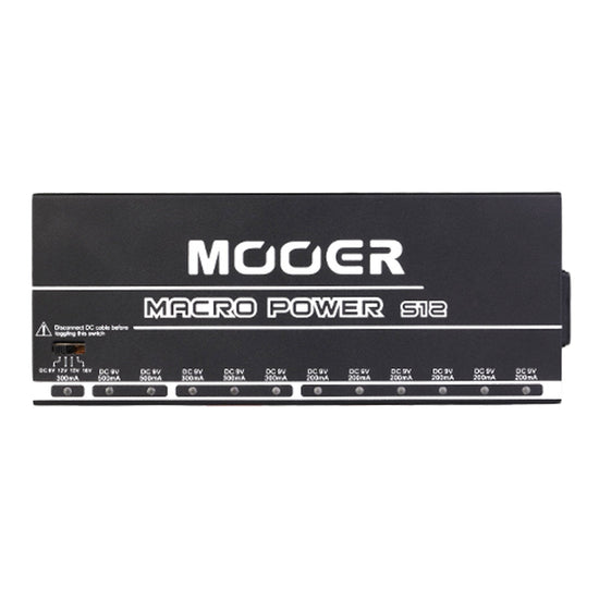 Mooer 'Macro Power' 12-Port Professional Effects Pedal Power Supply