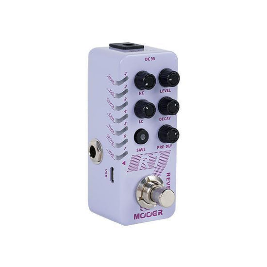 Load image into Gallery viewer, Mooer &amp;#39;R7&amp;#39; Digital Reverb Micro Guitar Effects Pedal
