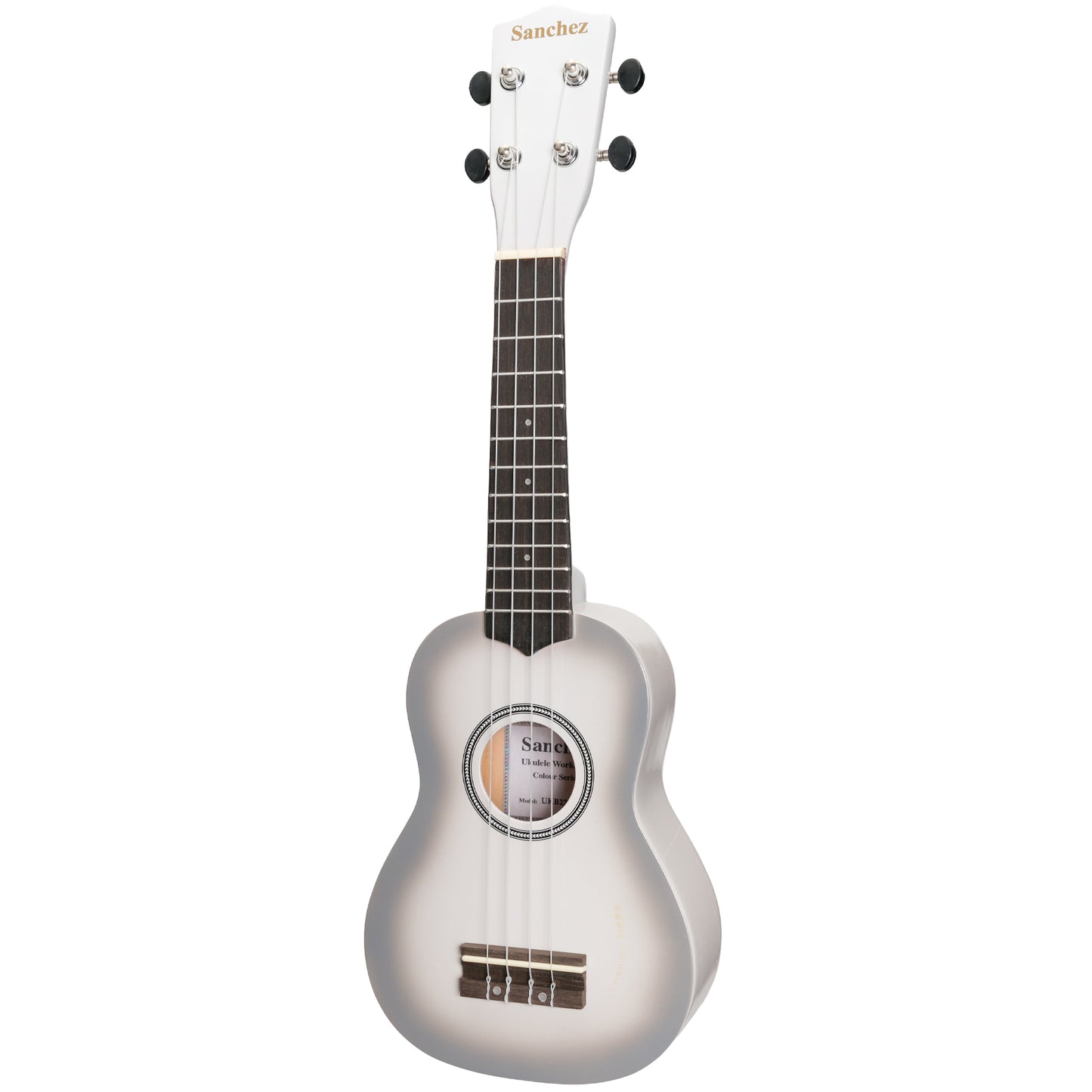 Sanchez 'Colourburst Series' Soprano Ukulele (White)