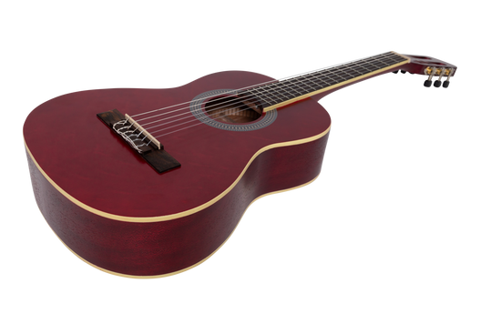 Sanchez 1/2 Size Student Classical Guitar with Gig Bag (Wine Red)