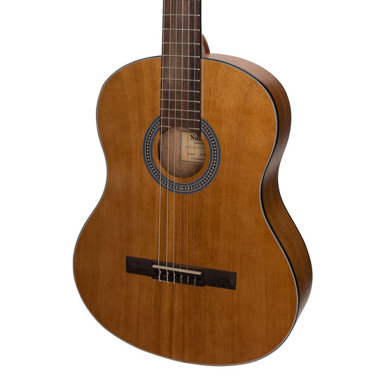 Sanchez 3/4 Student Acoustic-Electric Classical Guitar with Gig Bag (Acacia)