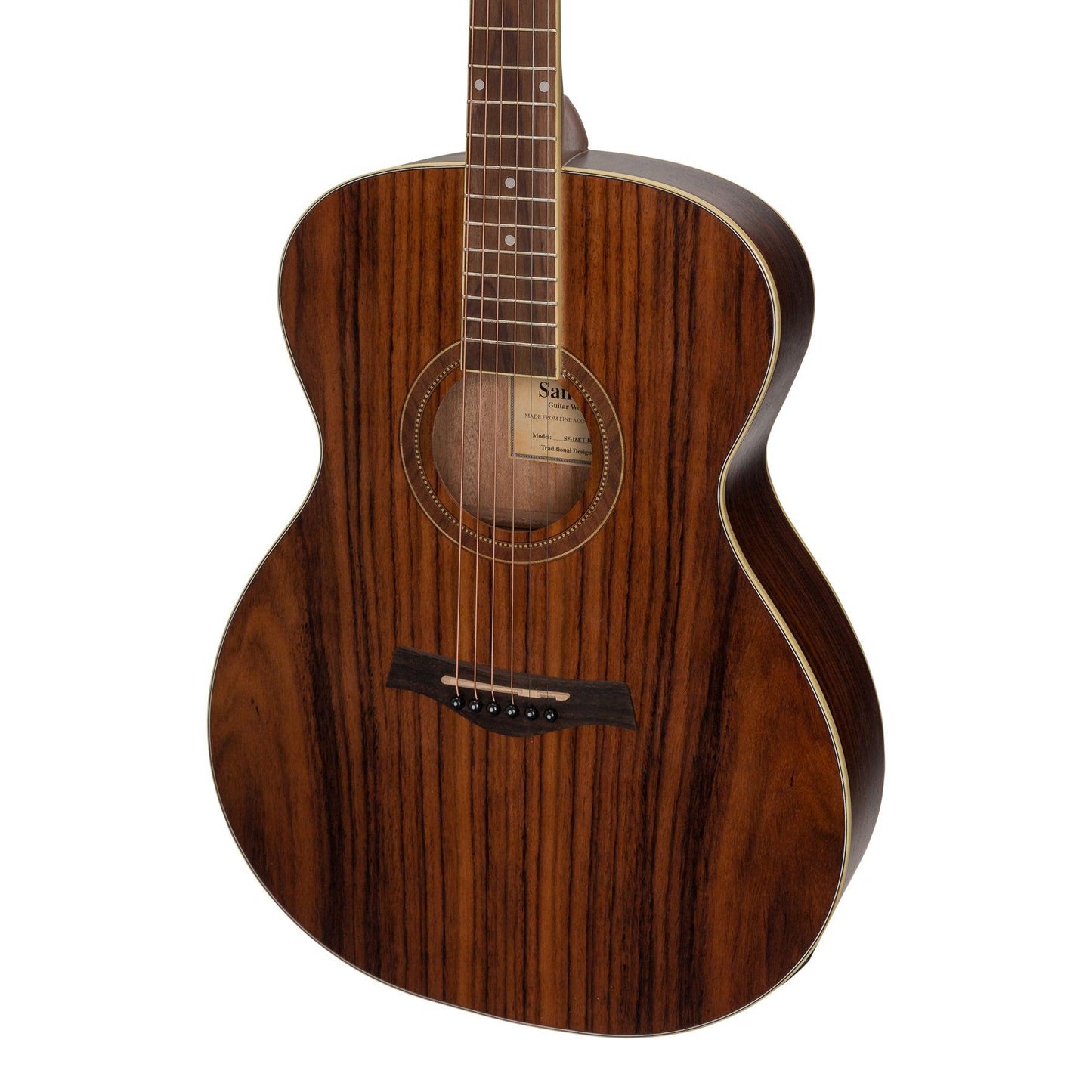 Sanchez Acoustic-Electric Small Body Guitar Pack (Rosewood)