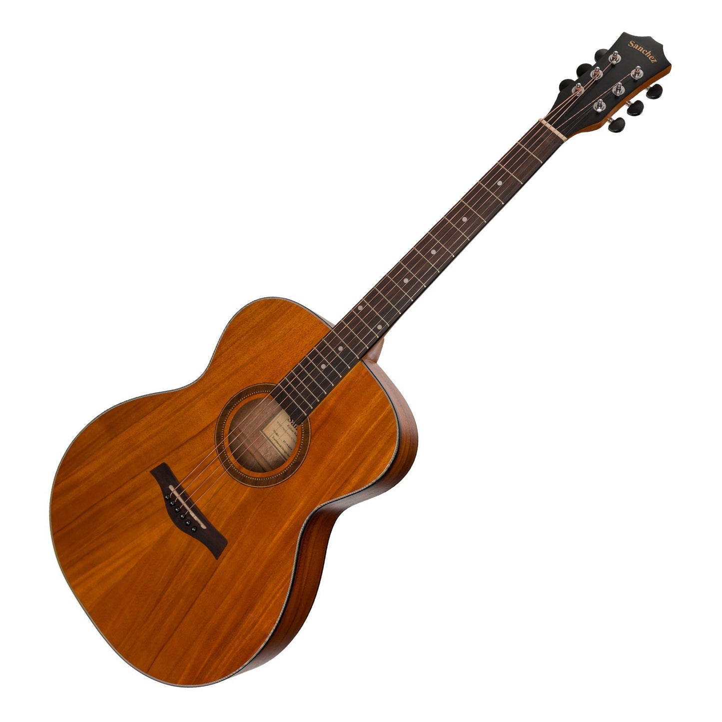 Sanchez Acoustic Small Body Guitar Pack (Koa)