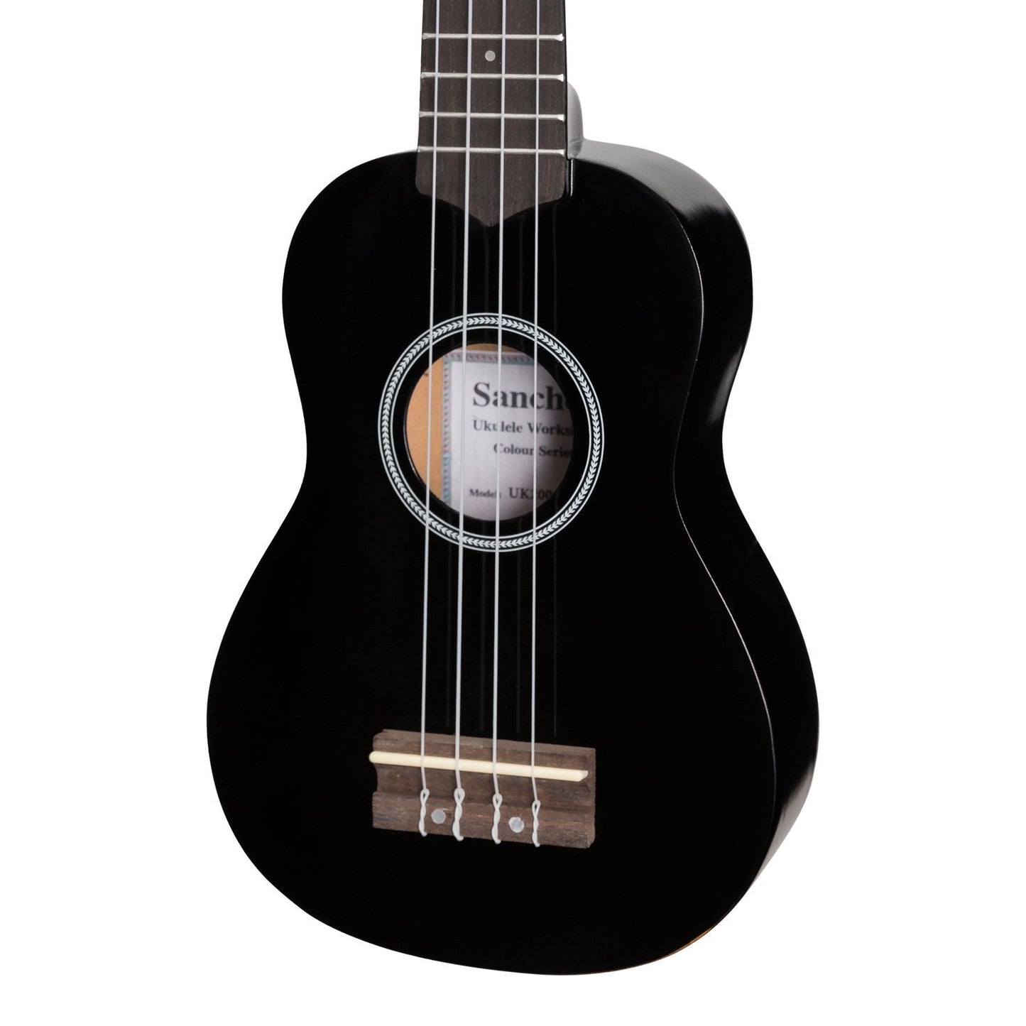 Sanchez 'Colour Series' Soprano Ukulele (Black)