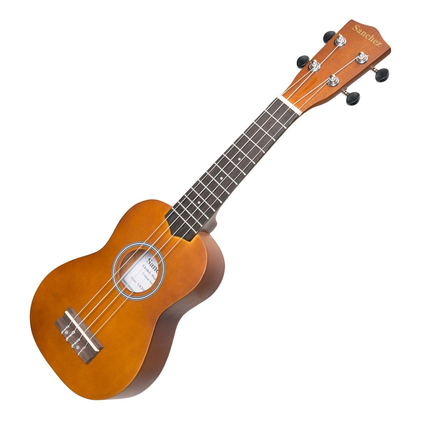 Sanchez 'Colour Series' Soprano Ukulele (Natural Satin)