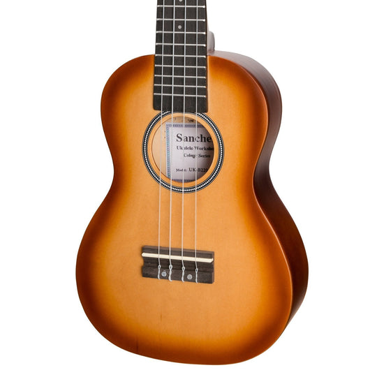 Sanchez 'Colourburst Series' Concert Ukulele (Tobaccoburst)