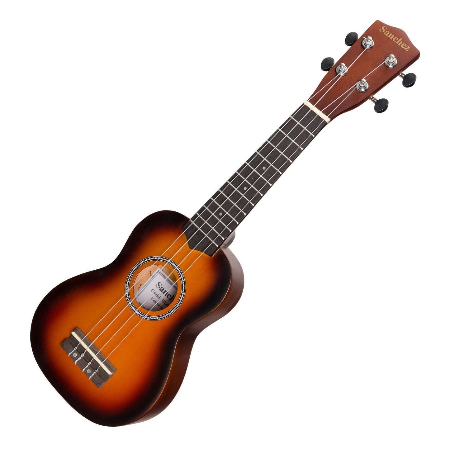 Sanchez 'Colourburst Series' Soprano Ukulele (Old Vintageburst)