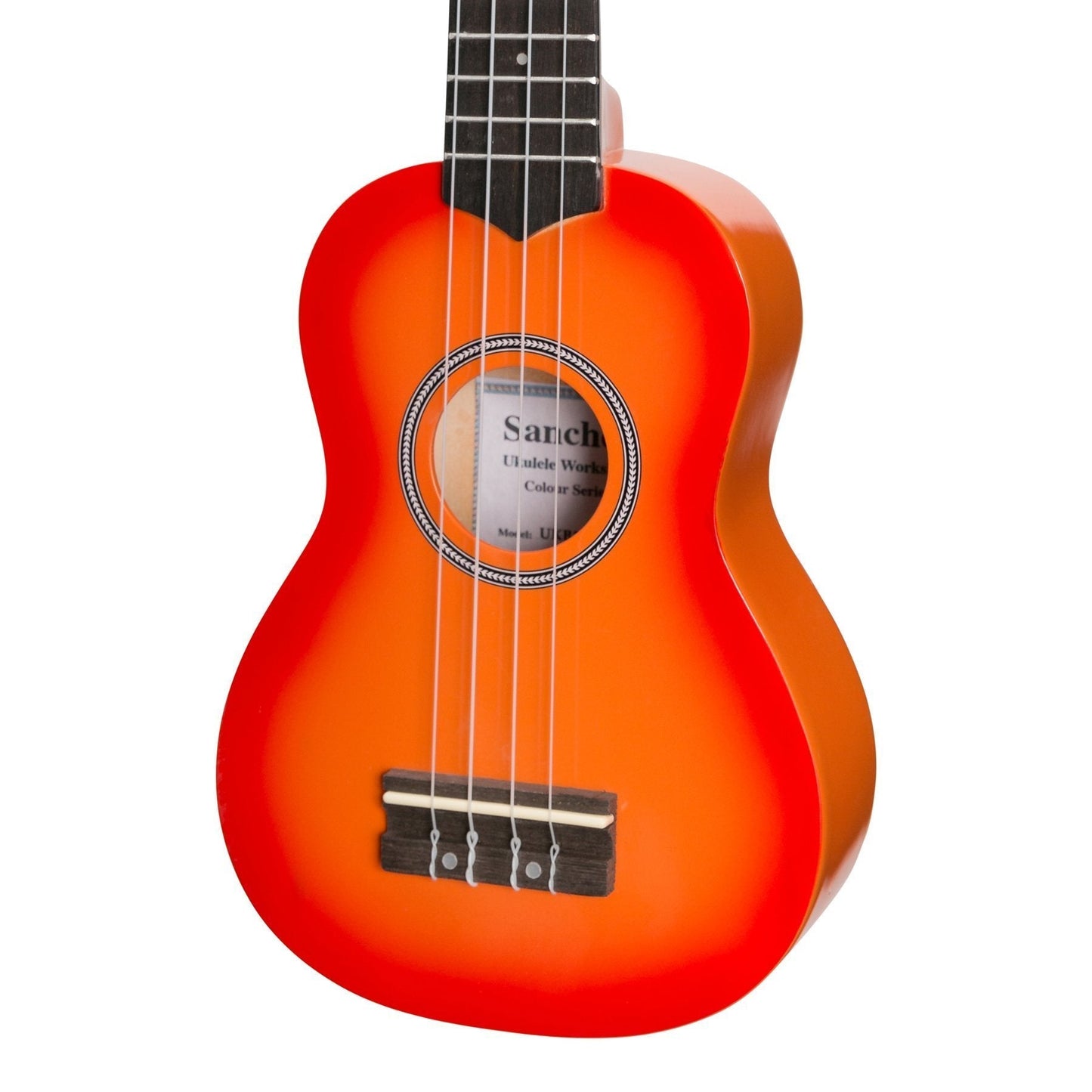 Sanchez 'Colourburst Series' Soprano Ukulele (Orangeburst)