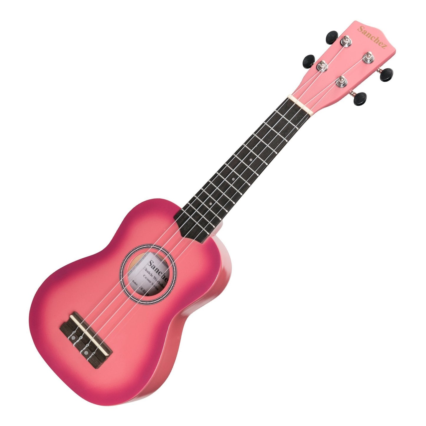 Sanchez 'Colourburst Series' Soprano Ukulele (Pinkburst)