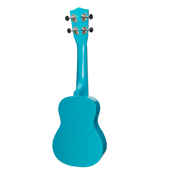 Sanchez 'Colourburst Series' Soprano Ukulele (Sky Blue Burst)