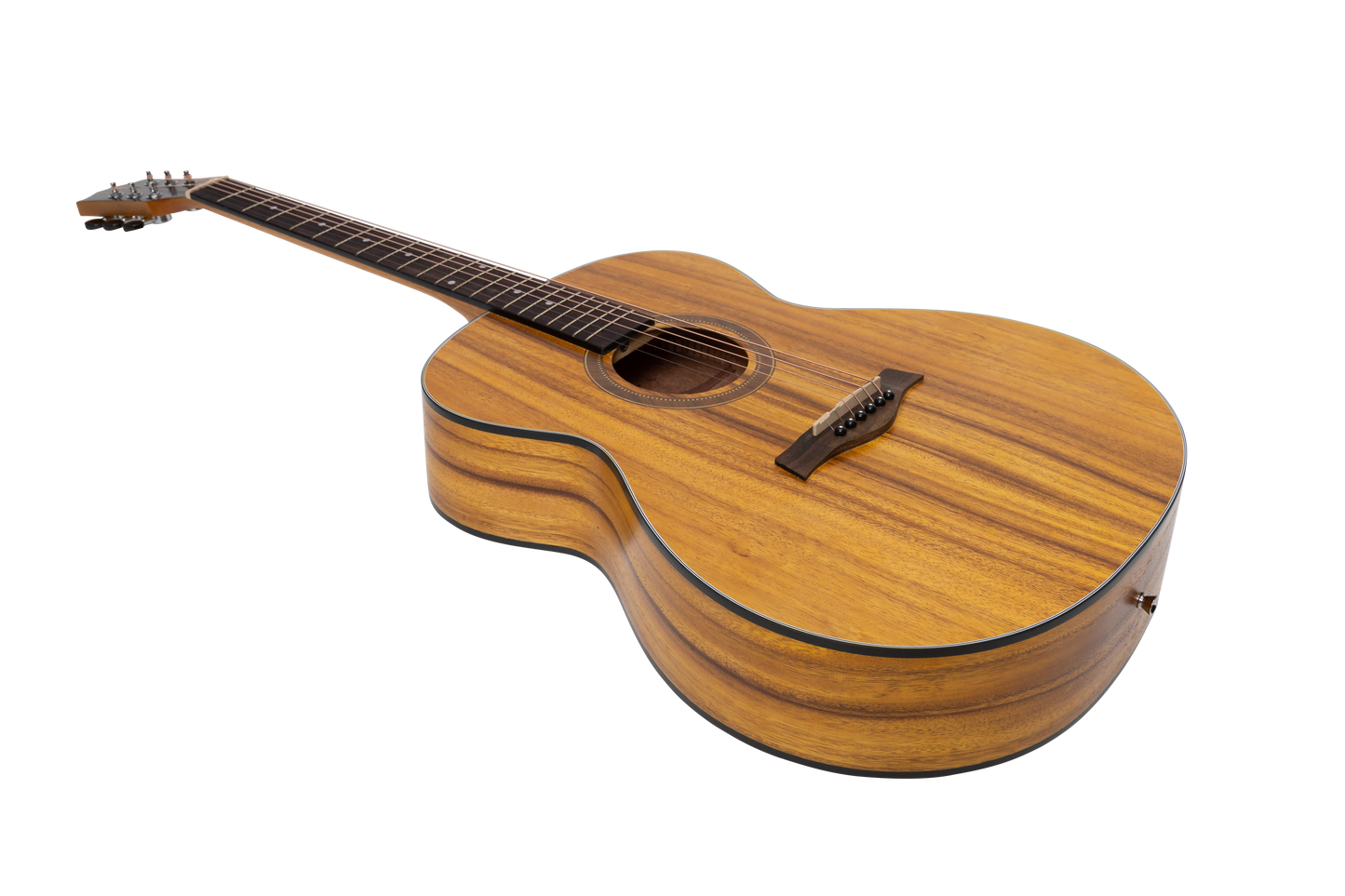 Sanchez Left Handed Acoustic Small Body Guitar Pack (Koa)