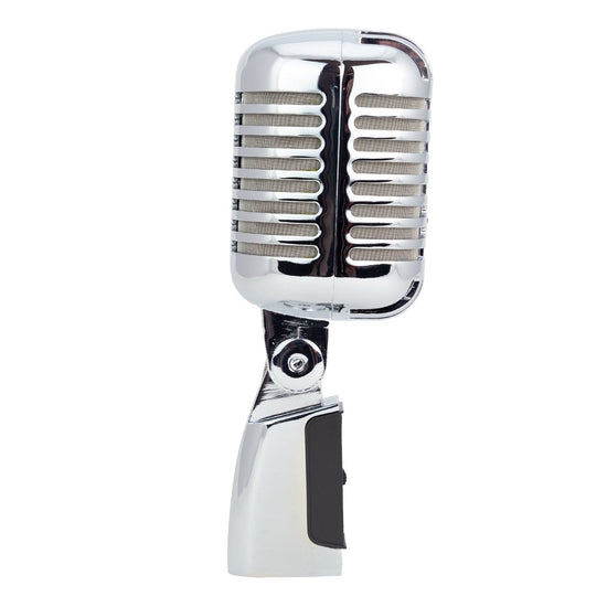 SoundArt 'Vintage' Dynamic Microphone with Deluxe Carry Case (Chrome)