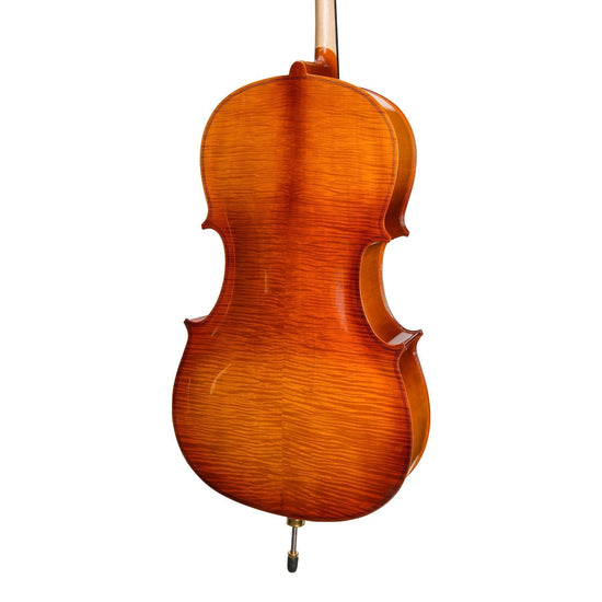 Steinhoff 1/4 Size Solid Top Student Cello Set (Natural Gloss)