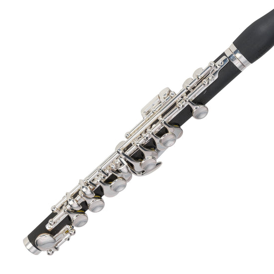 Steinhoff Intermediate Ebonite Piccolo Flute (Black & Silver)