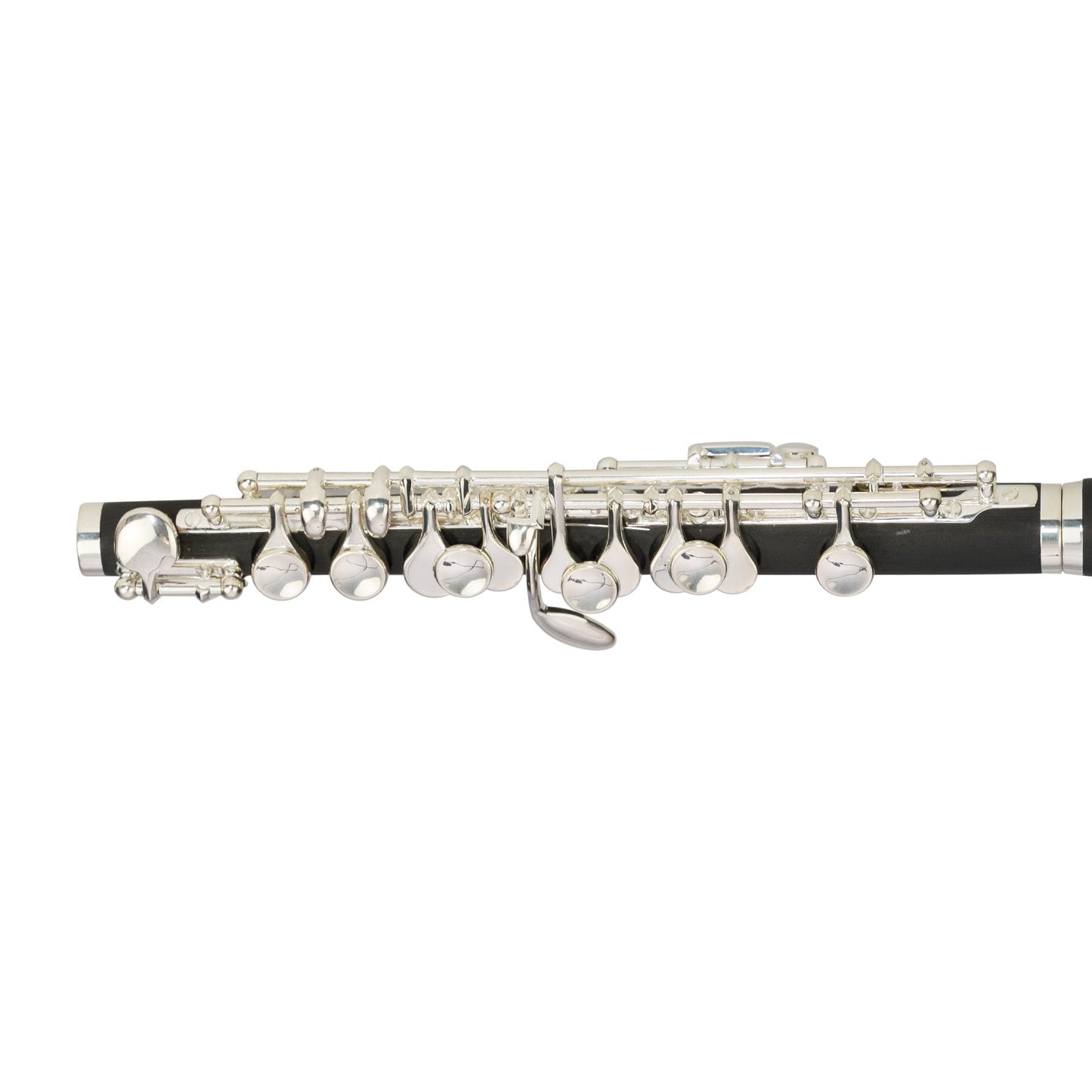 Steinhoff Intermediate Ebonite Piccolo Flute (Black & Silver)