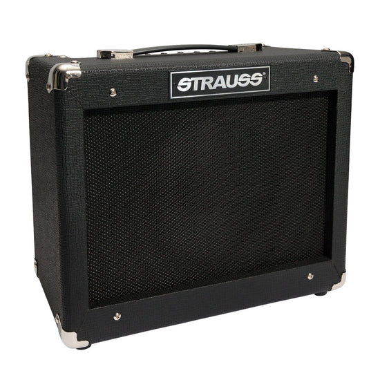 Strauss 'Legacy' 25 Watt Combo Solid State Guitar Amplifier (Black)