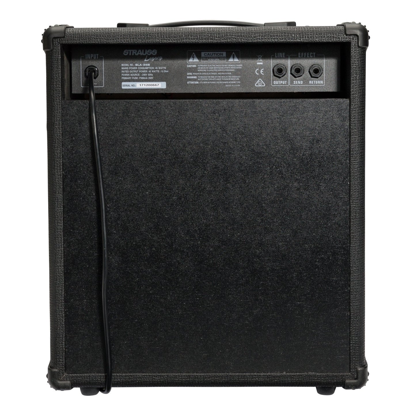 Strauss 'Legacy' 35 Watt Combo Solid State Bass Amplifier (Black)