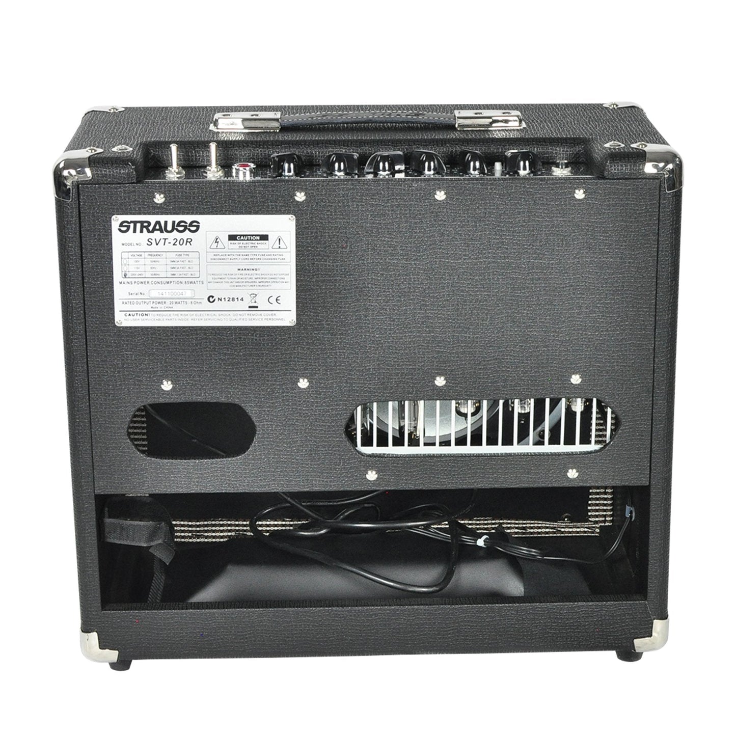 Strauss SVT-20R 20 Watt Combo Valve Amplifier with Reverb (Black)