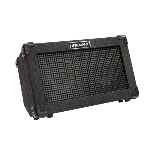Strauss 'Streetbox' 20 Watt Solid State Rechargeable DC Amplifier (Black)