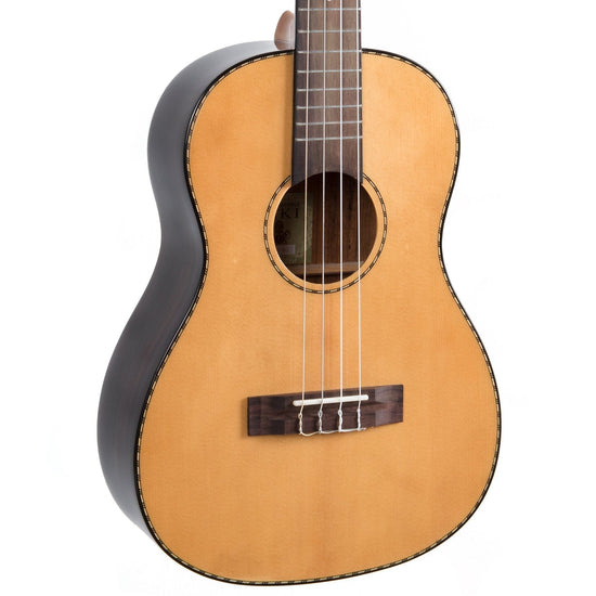 Load image into Gallery viewer, Tiki &amp;#39;22 Series&amp;#39; Spruce Solid Top Baritone Ukulele with Hard Case (Natural Gloss)
