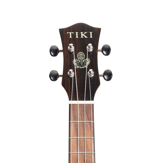 Load image into Gallery viewer, Tiki &amp;#39;22 Series&amp;#39; Spruce Solid Top Electric Cutaway Tenor Ukulele with Hard Case (Natural Gloss)
