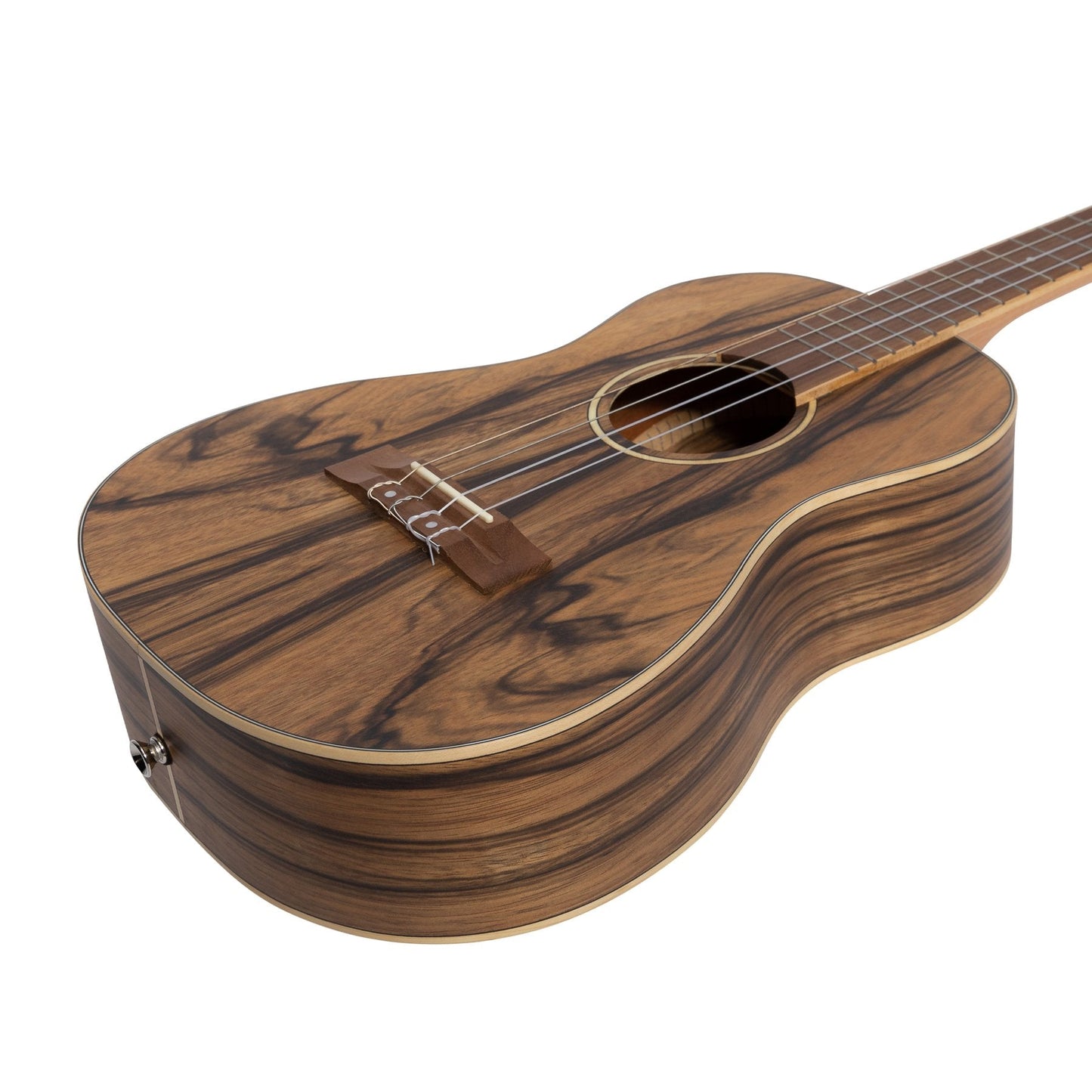 Tiki '4 Series' Daowood Baritone Ukulele with Gig Bag (Natural Satin)