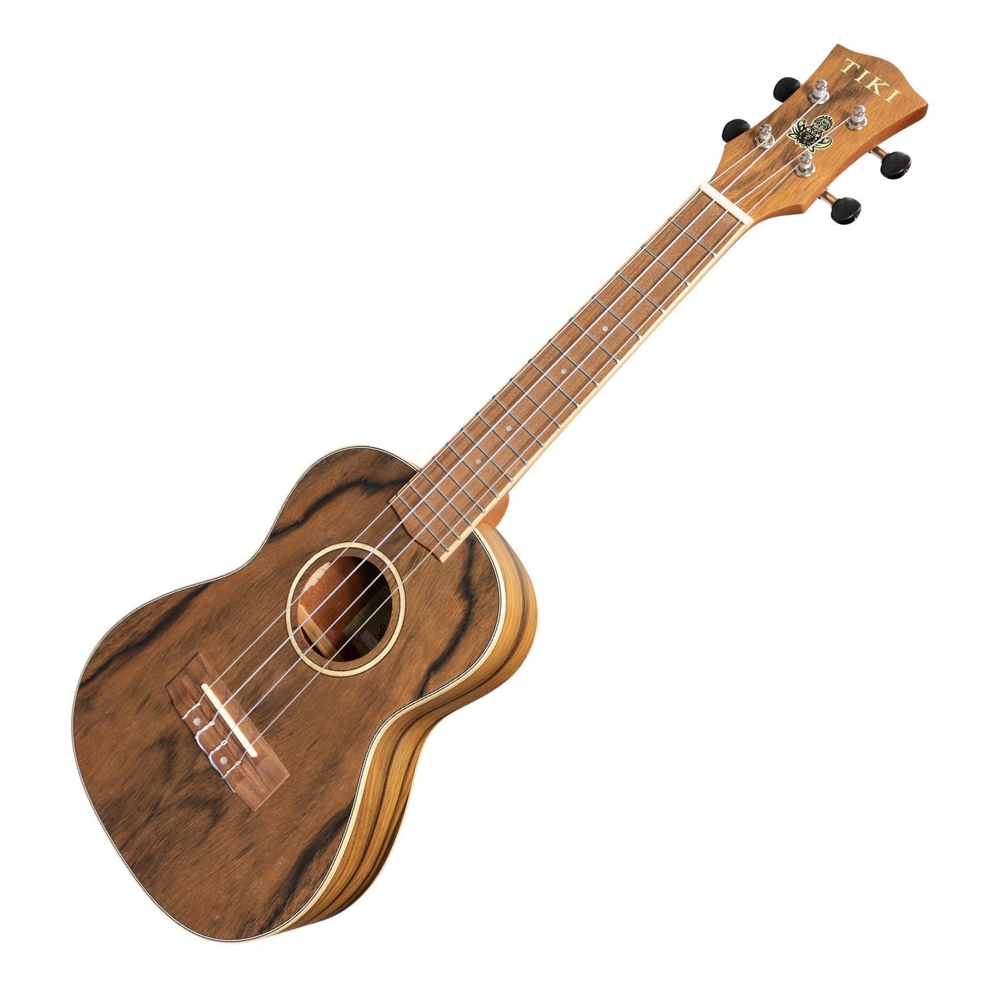 Tiki '4 Series' Daowood Concert Ukulele with Gig Bag (Natural Satin)