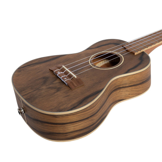 Tiki '4 Series' Daowood Concert Ukulele with Gig Bag (Natural Satin)