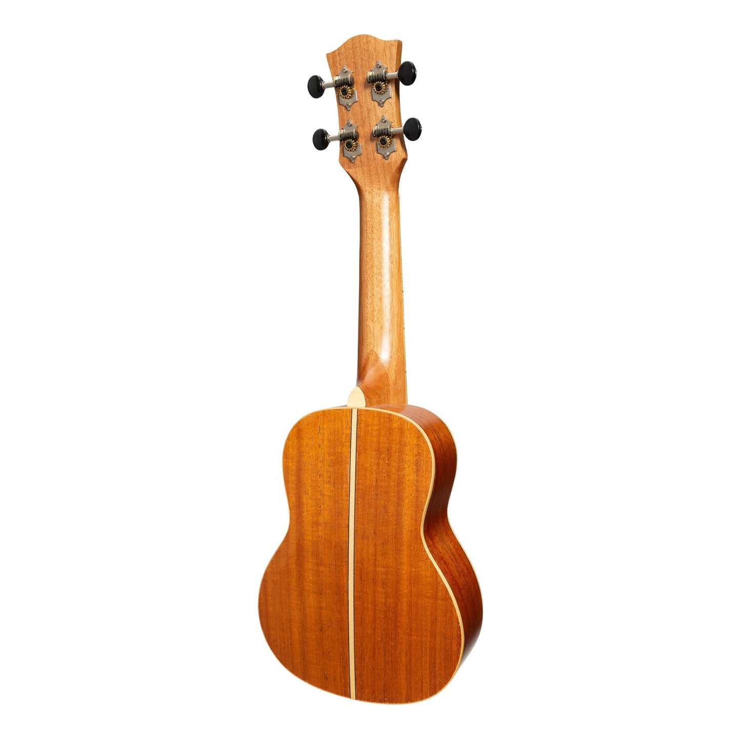 Tiki '6 Series' Spruce Solid Top Soprano Ukulele with Hard Case (Natural Satin)