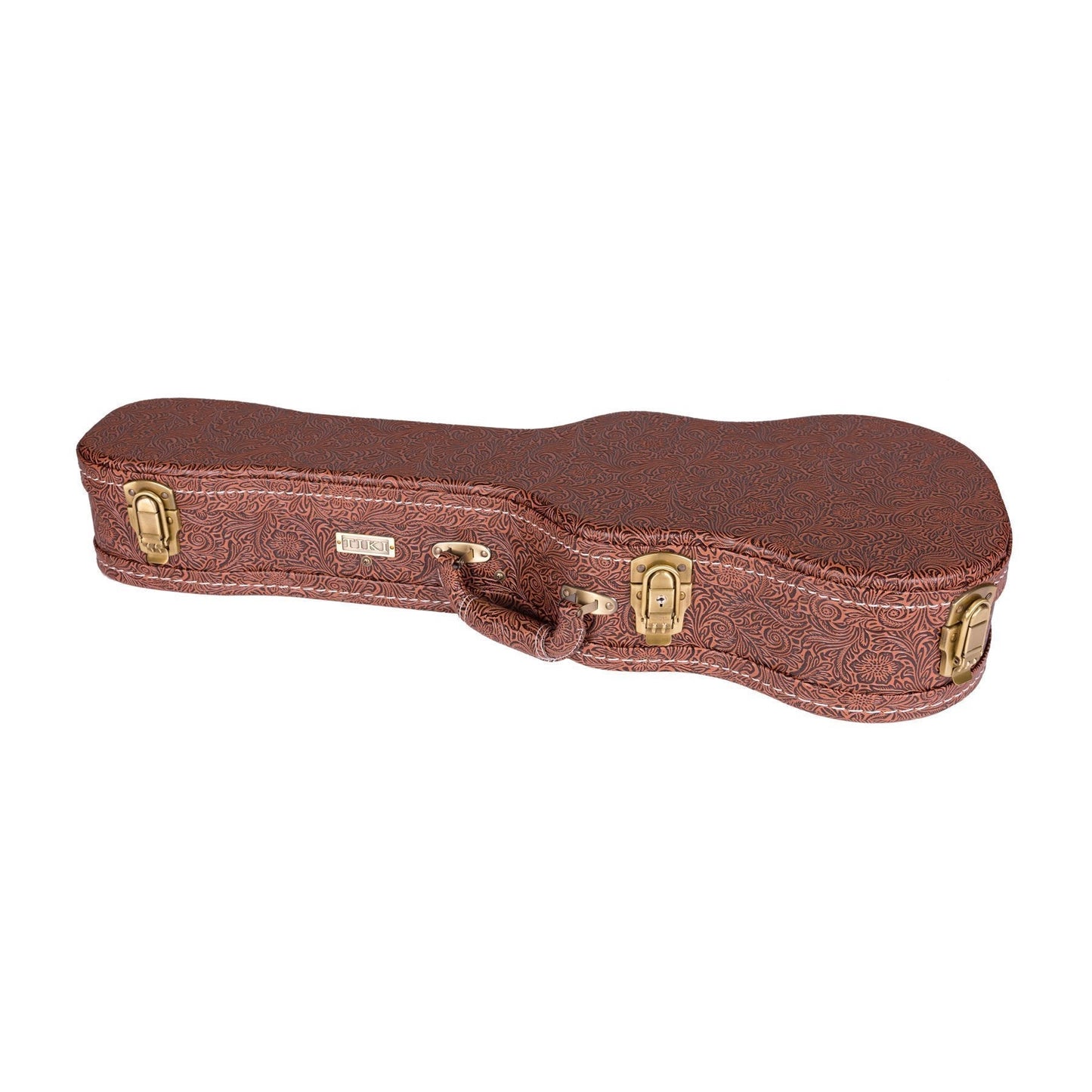 Load image into Gallery viewer, Tiki &amp;#39;7 Series&amp;#39; Cedar Solid Top Electric Tenor Ukulele with Hard Case (Natural Satin)
