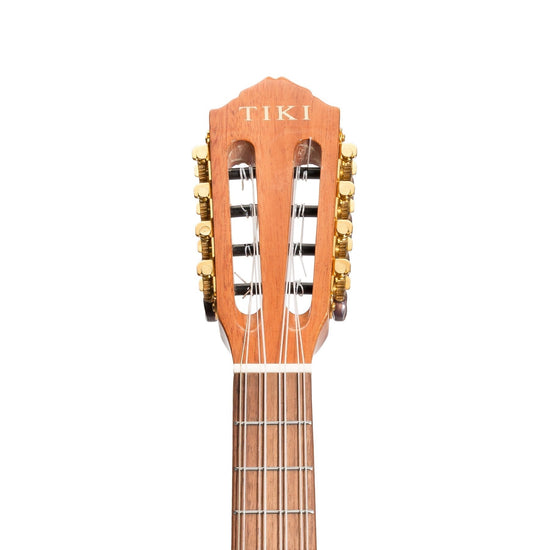 Tiki 8 String Mahogany Solid Top Electric Ukulele with Gig Bag (Natural Gloss)