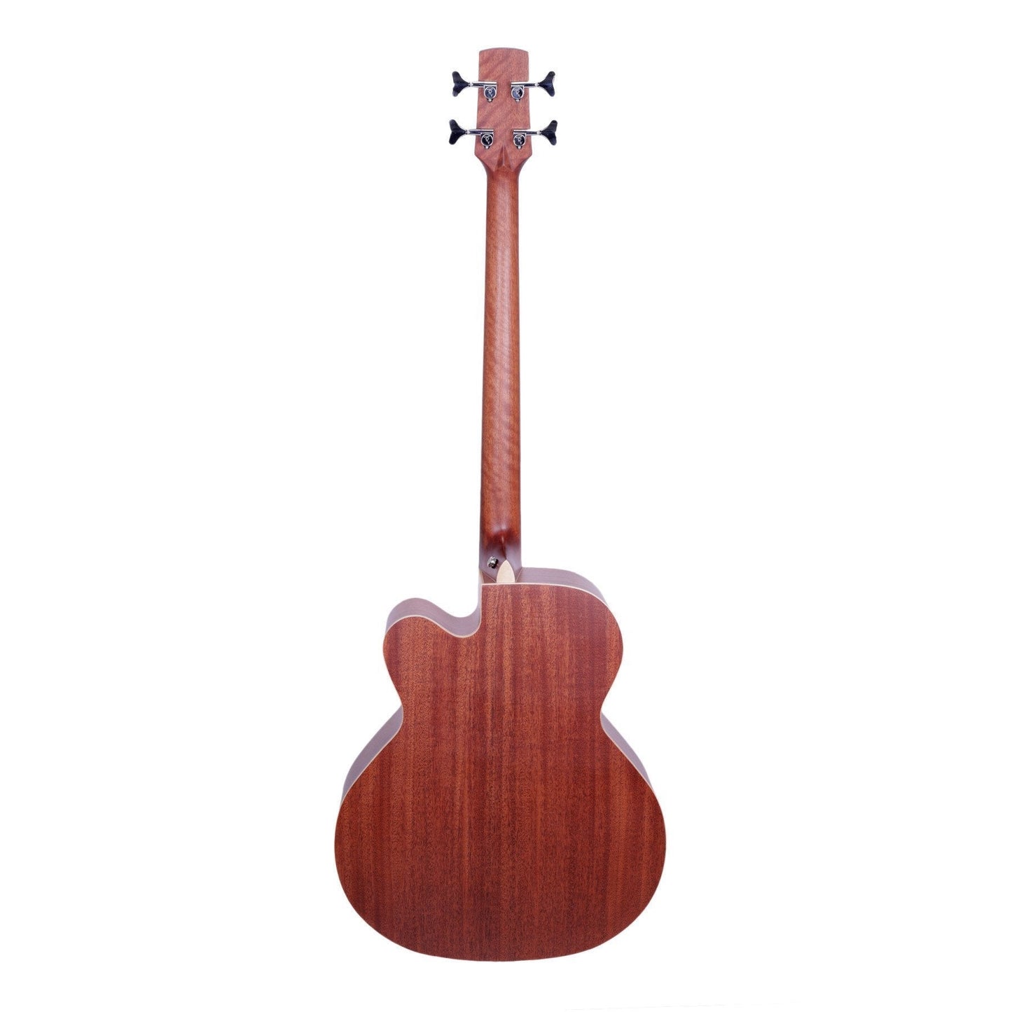 Timberidge '1 Series' Spruce Solid Top & Mahogany Solid Back Acoustic-Electric Cutaway Bass Guitar (Natural Satin)