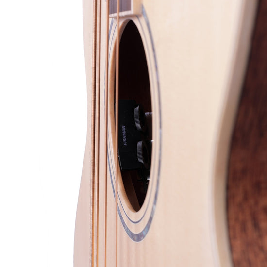 Timberidge '1 Series' Spruce Solid Top & Mahogany Solid Back Acoustic-Electric Cutaway Bass Guitar (Natural Satin)