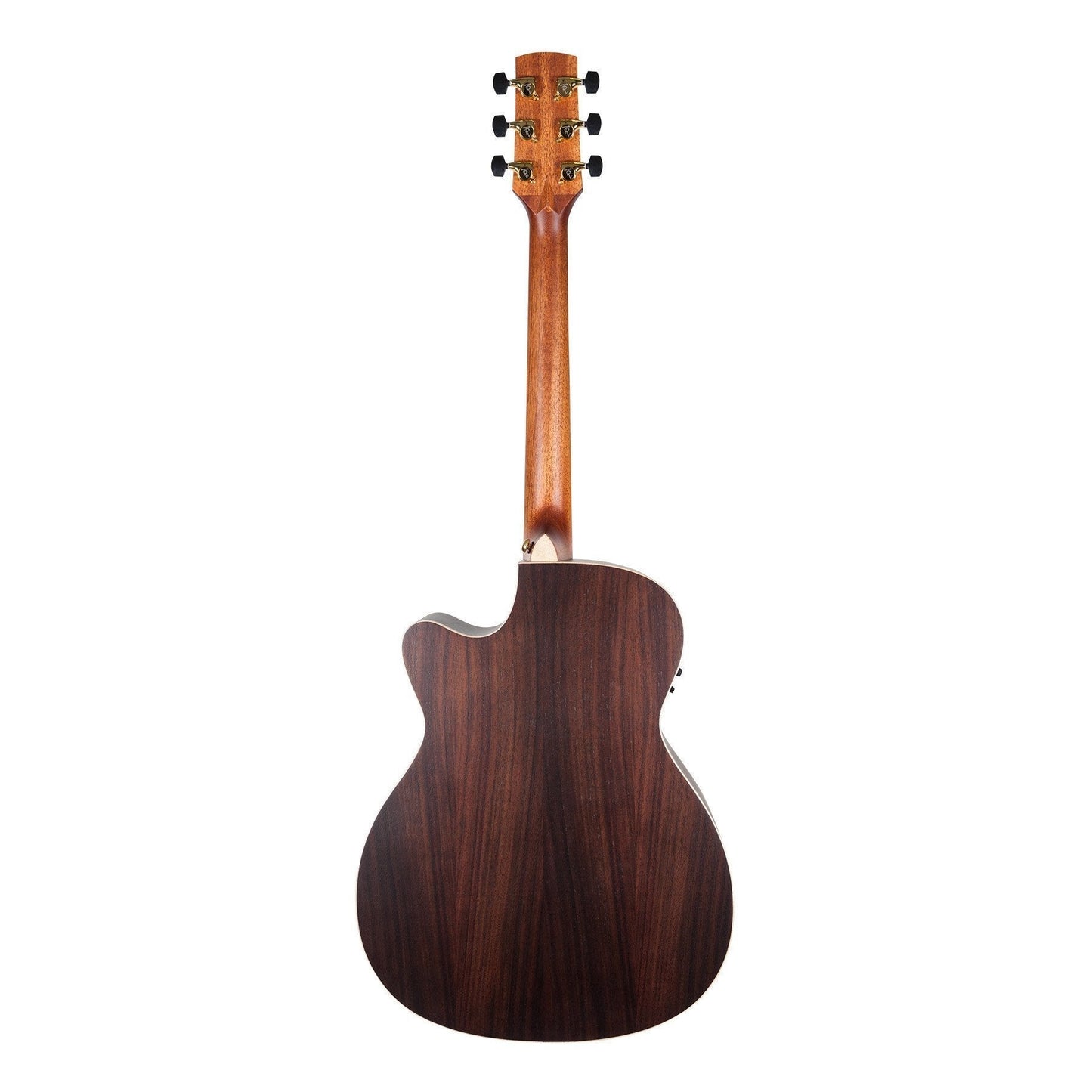 Load image into Gallery viewer, Timberidge &amp;#39;3 Series&amp;#39; Spruce Solid Top Acoustic-Electric Small Body Cutaway Guitar with &amp;#39;Tree of Life&amp;#39; Inlay (Natural Satin)

