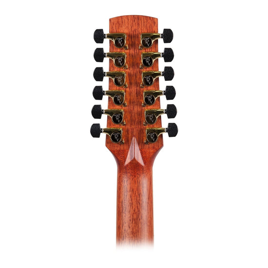 Timberidge '4 Series' 12-String Cedar Solid Top Acoustic-Electric Dreadnought Cutaway Guitar (Natural Satin)