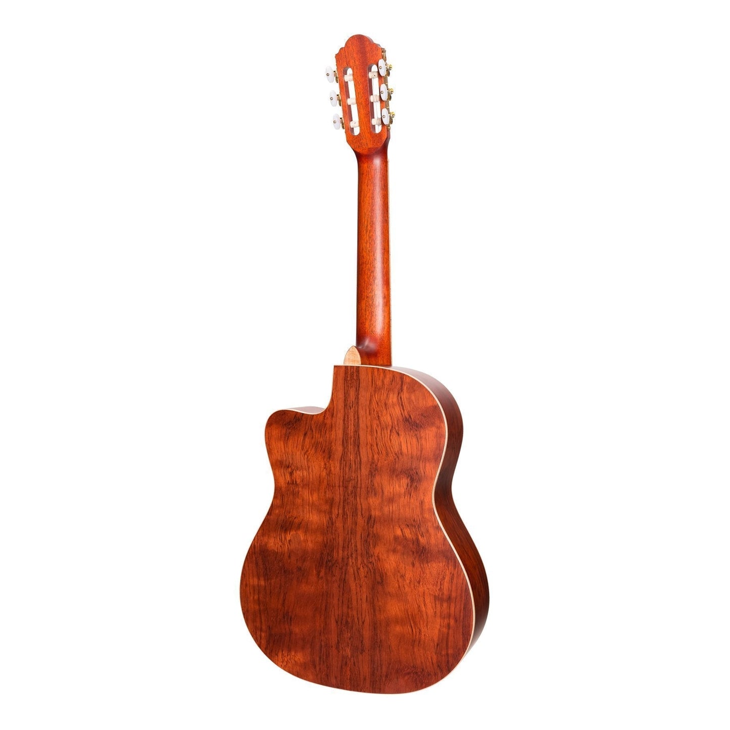 Timberidge '4 Series' Cedar Solid Top Acoustic-Electric Classical Cutaway Guitar (Natural Satin)