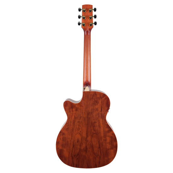Timberidge '4 Series' Cedar Solid Top Acoustic-Electric Small Body Cutaway Guitar (Natural Satin)
