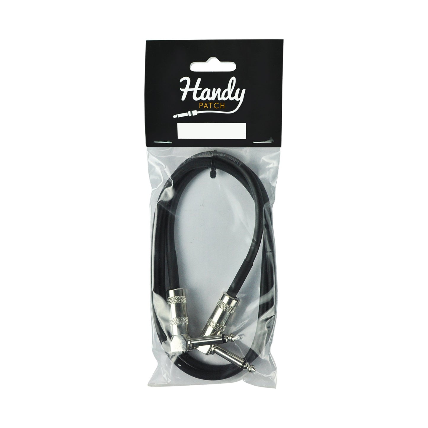 Handy Patch 1m Straight to Right Angled Phono Male Cable
