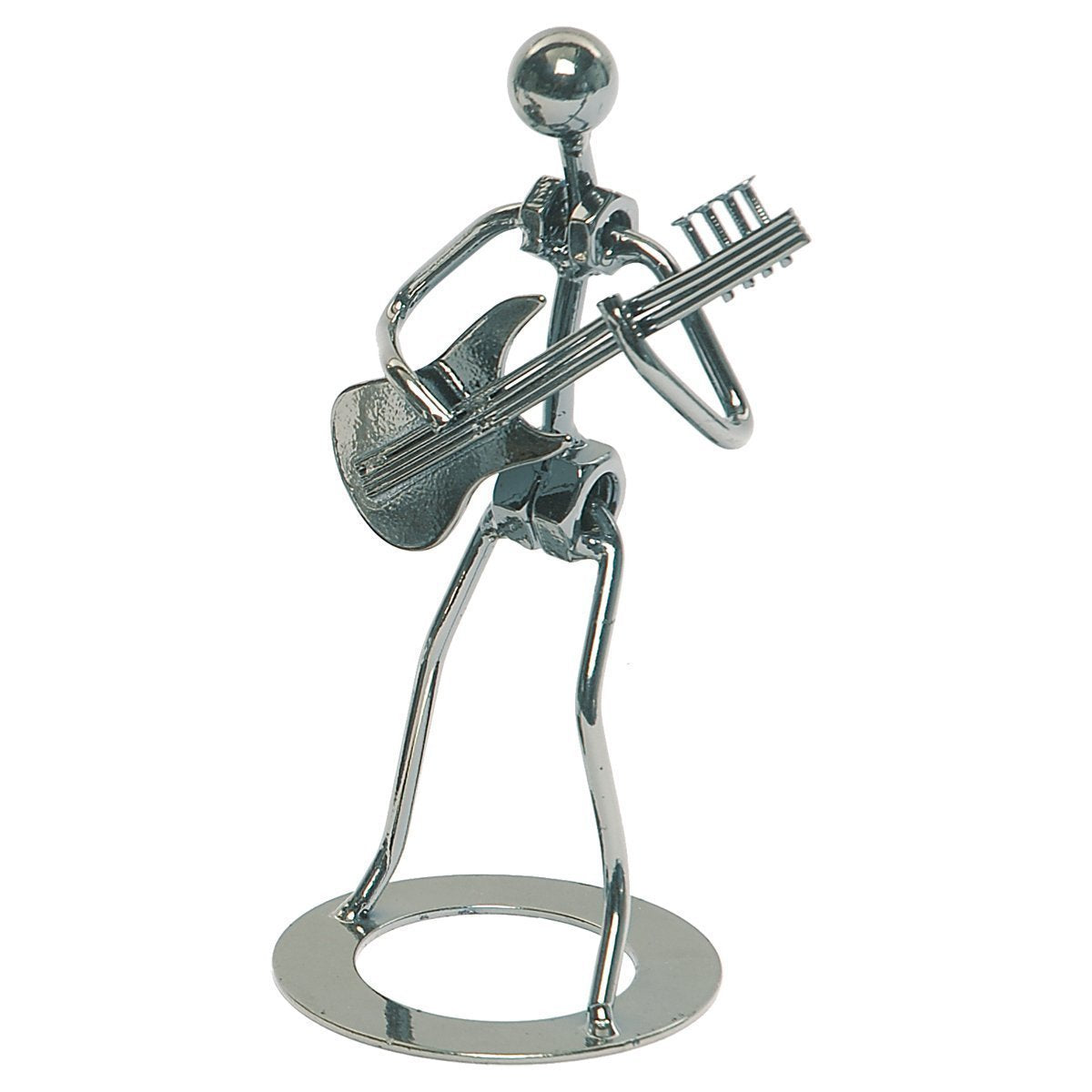 Big Band Metal Figurine (Bass Player)